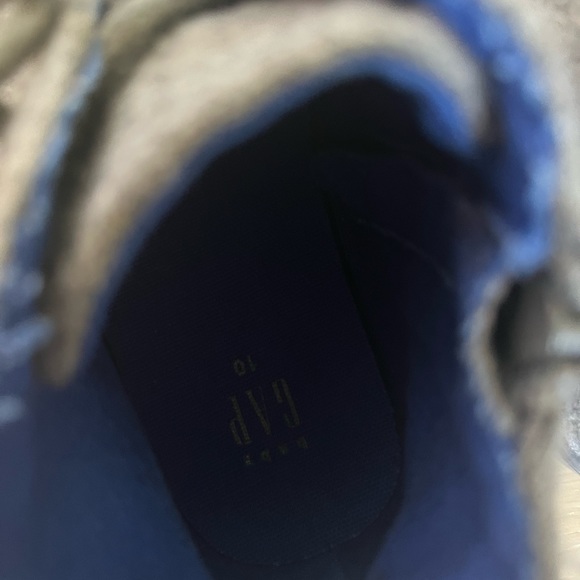 Gap toddler grey wool boots dress shoes kids size 10 - Picture 4 of 7